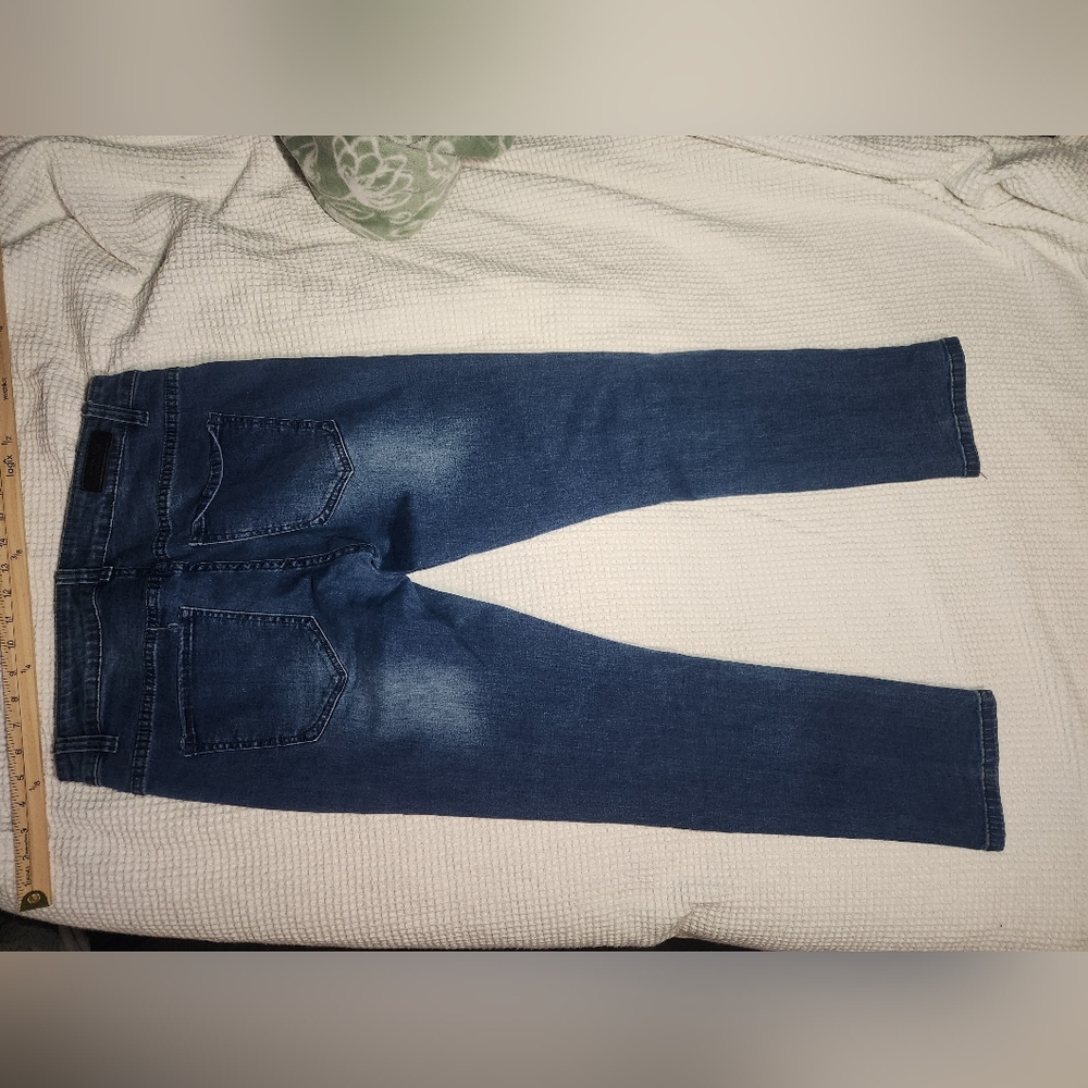 Kenneth Cole Indigo Skinny Jeans Size 32x30 - Picture 13 of 15